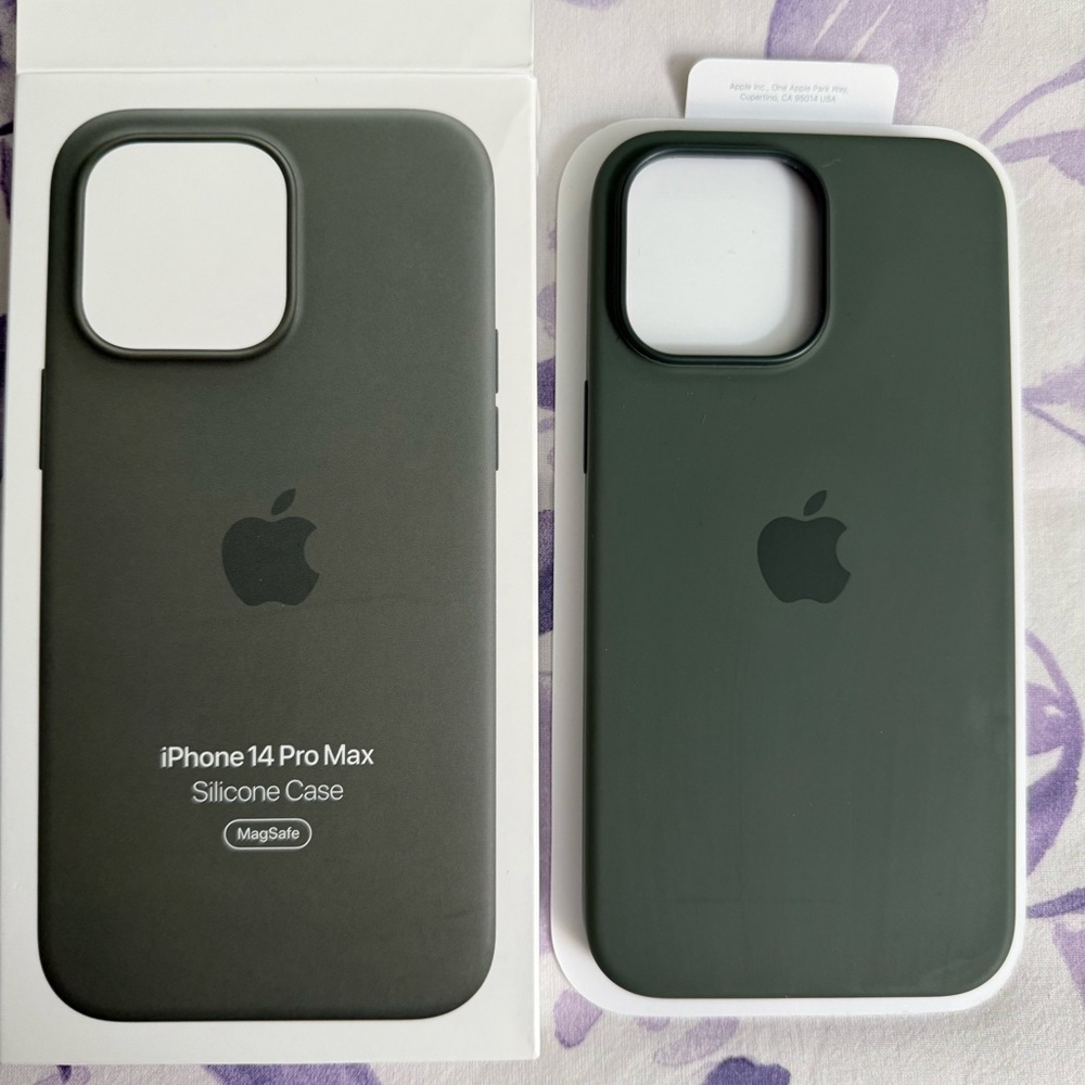 iPhone 14 Pro Max Apple silicone case (olive) 🫒